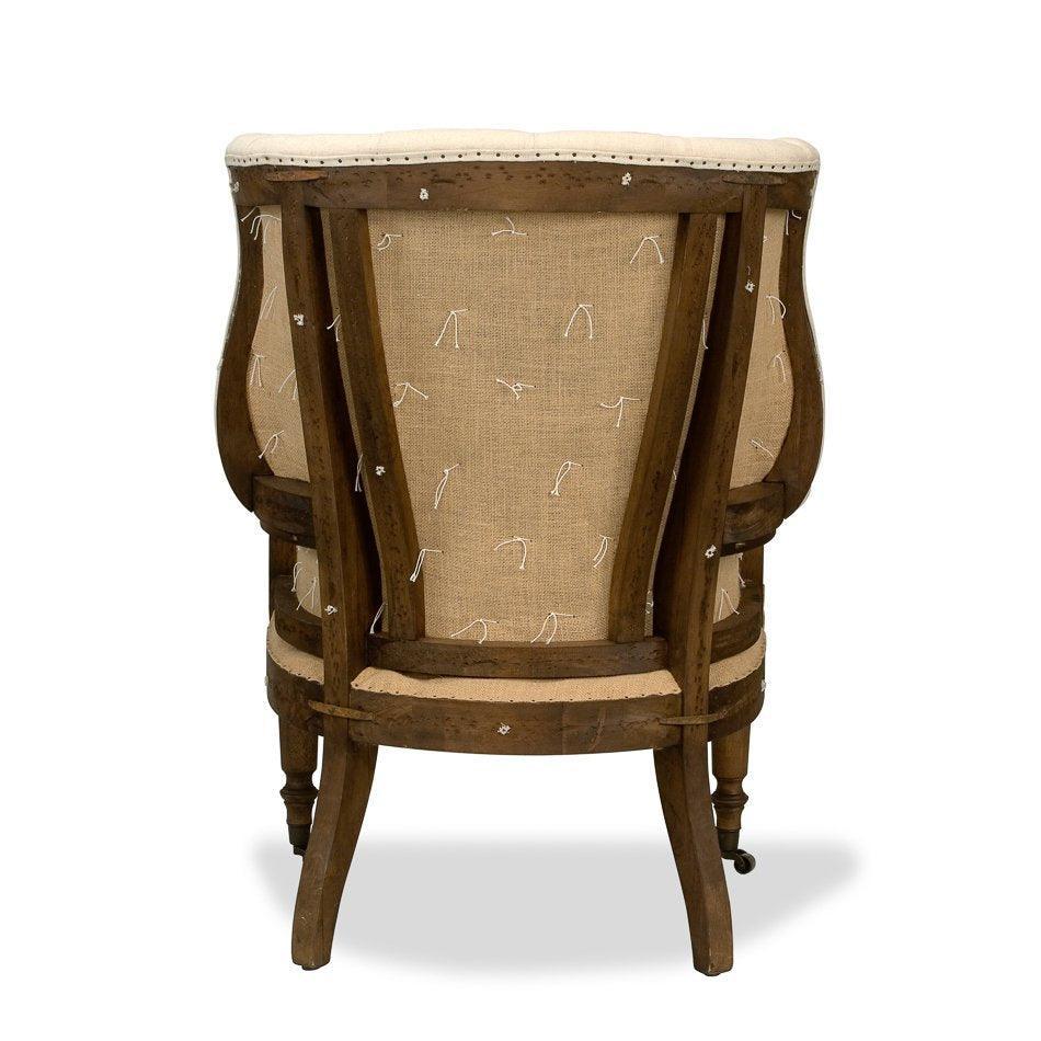 Fauteuil touffeté déconstruit