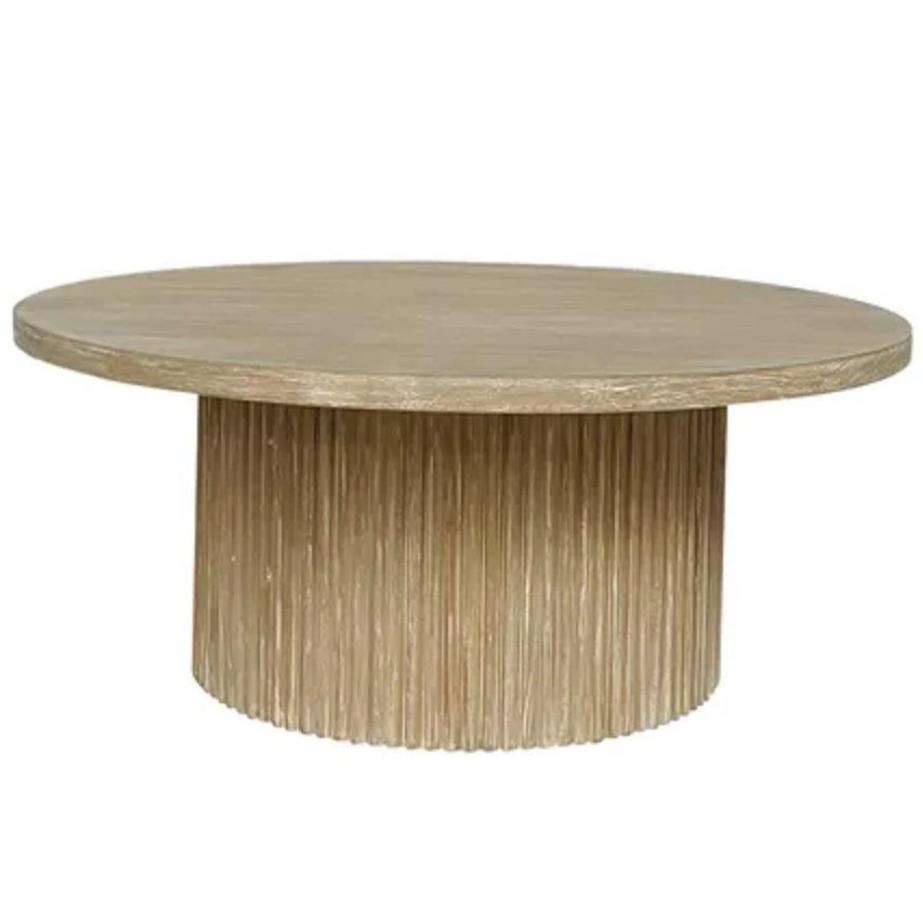 Table basse biologique en bois de mindi Elle