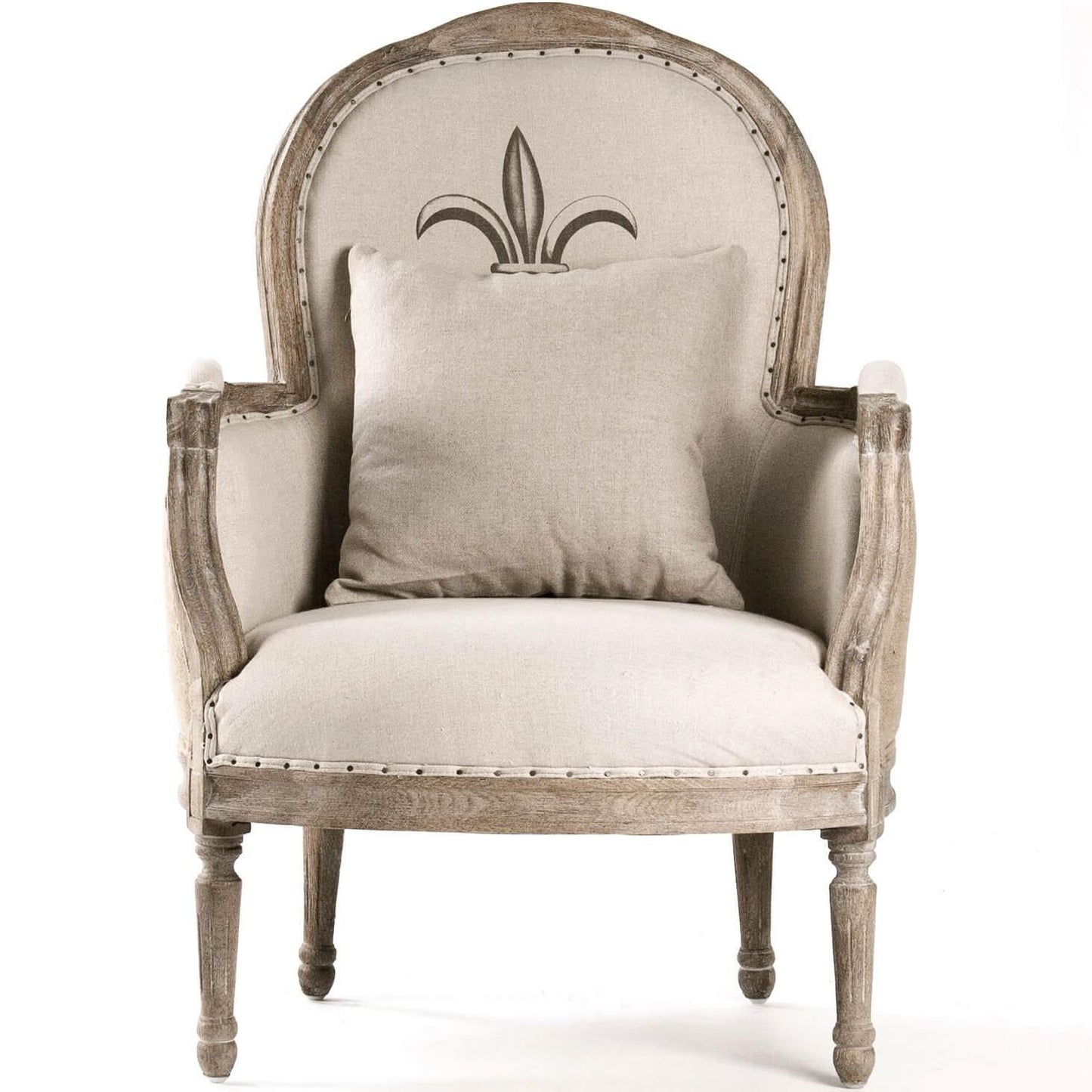 Chaise en jute Fleur française