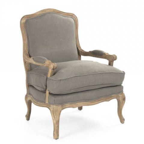 Fauteuil Bastille gris français