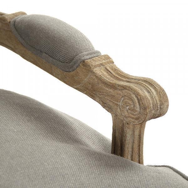Fauteuil Bastille gris français