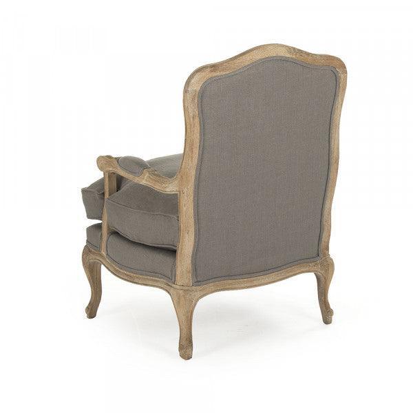 Fauteuil Bastille gris français