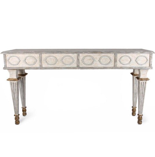 Console dorée de style Palais français