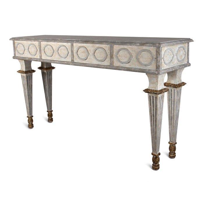 Console dorée de style Palais français