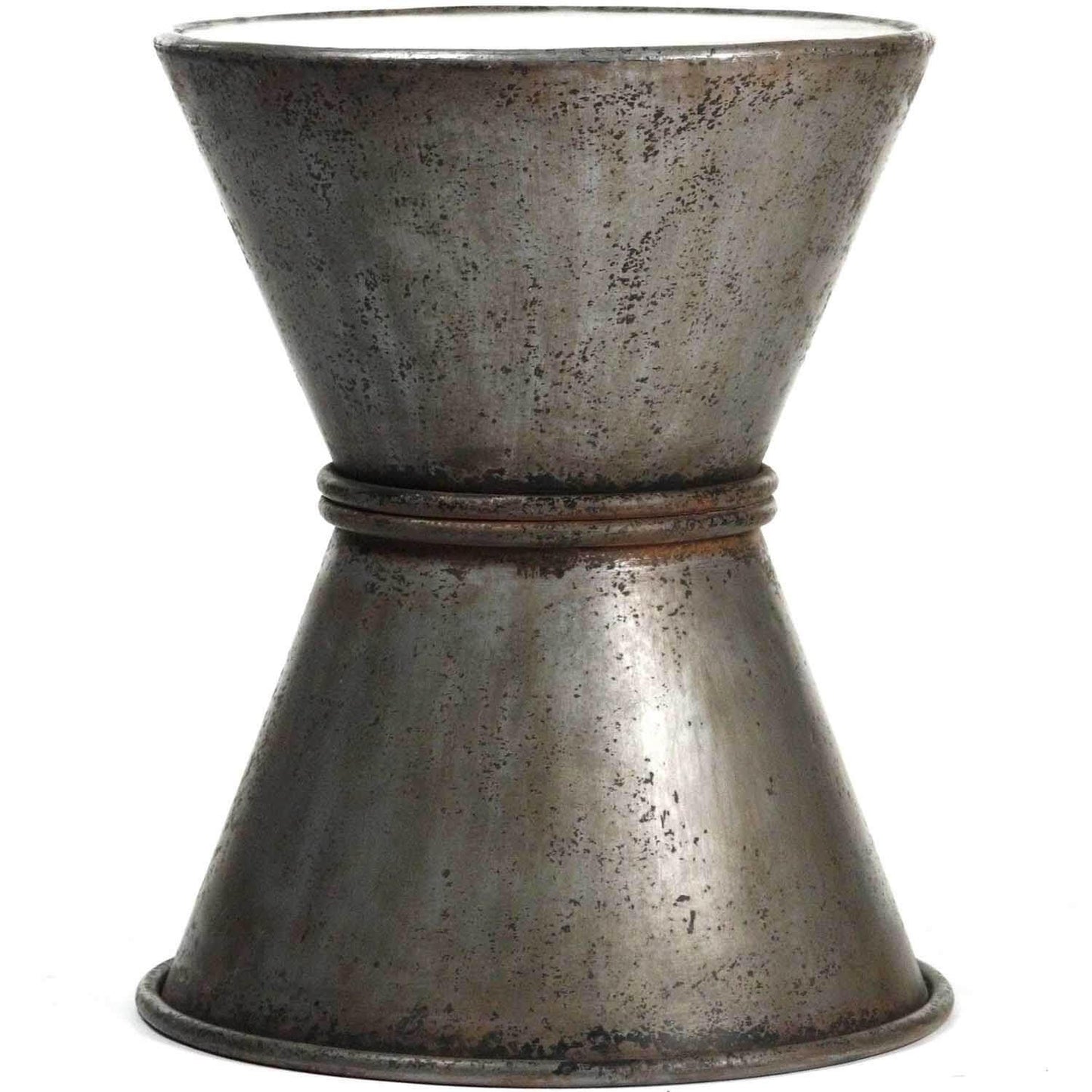 Tabouret en fer galvanisé