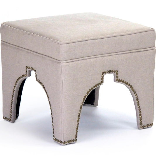 Tabouret cubique gris