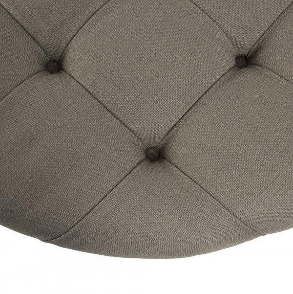 Pouf rond touffeté Gray Maison