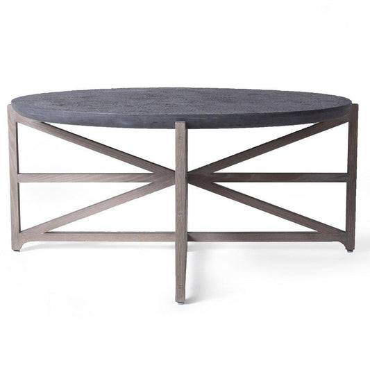 Table basse moderne de luxe en marbre gris