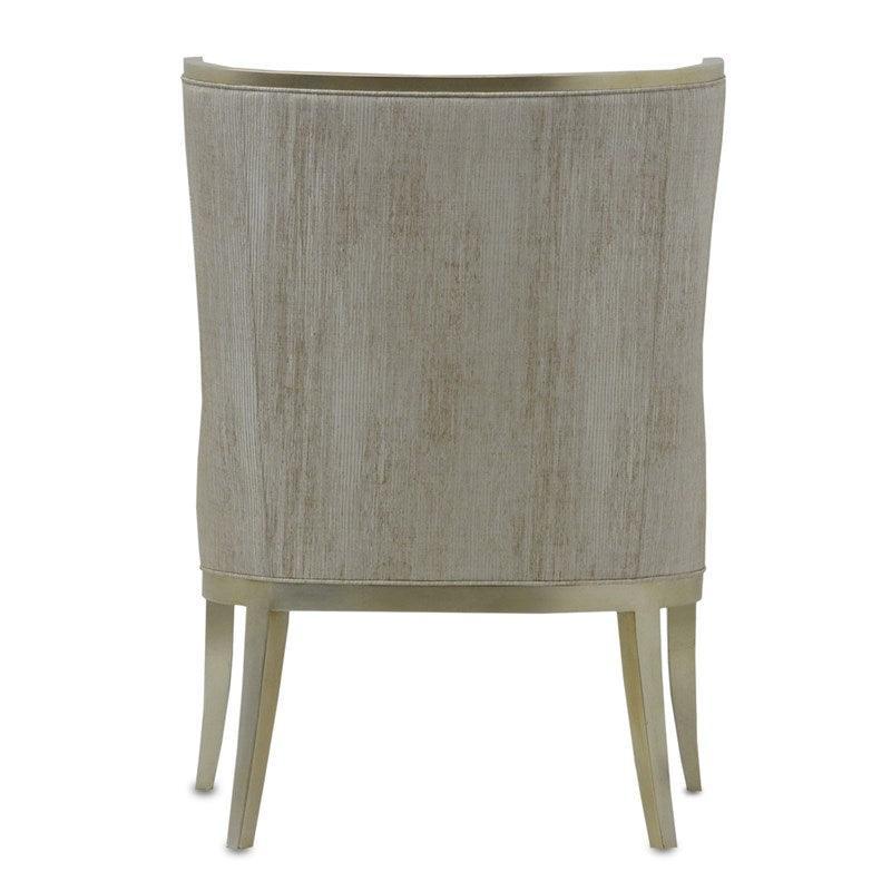 Fauteuil à oreilles lumineux argenté doré
