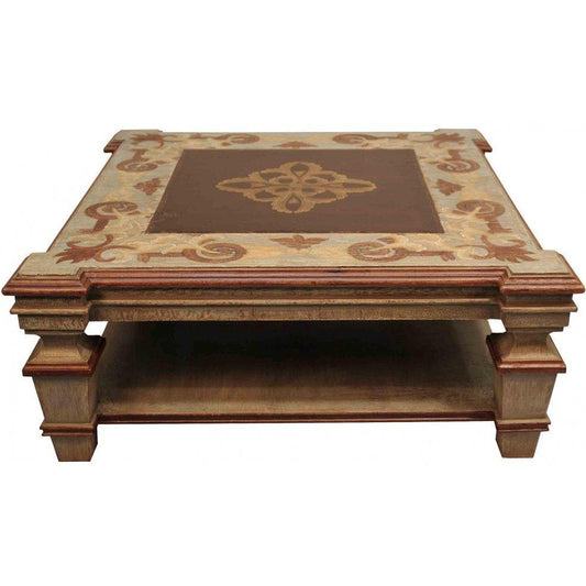 Table basse Augusta peinte