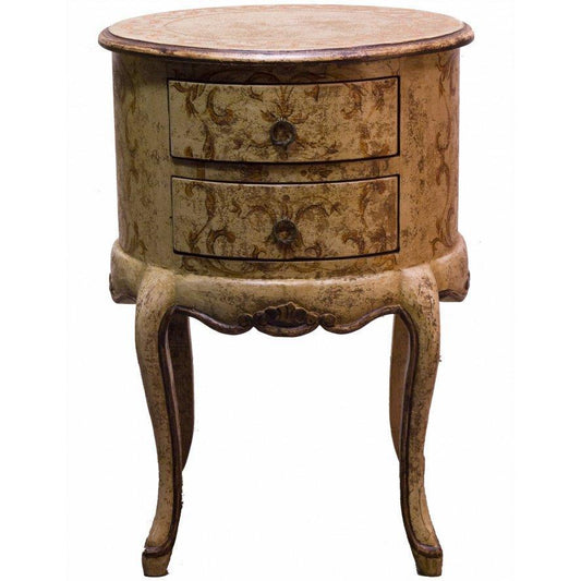 Table d'appoint Louvre française peinte