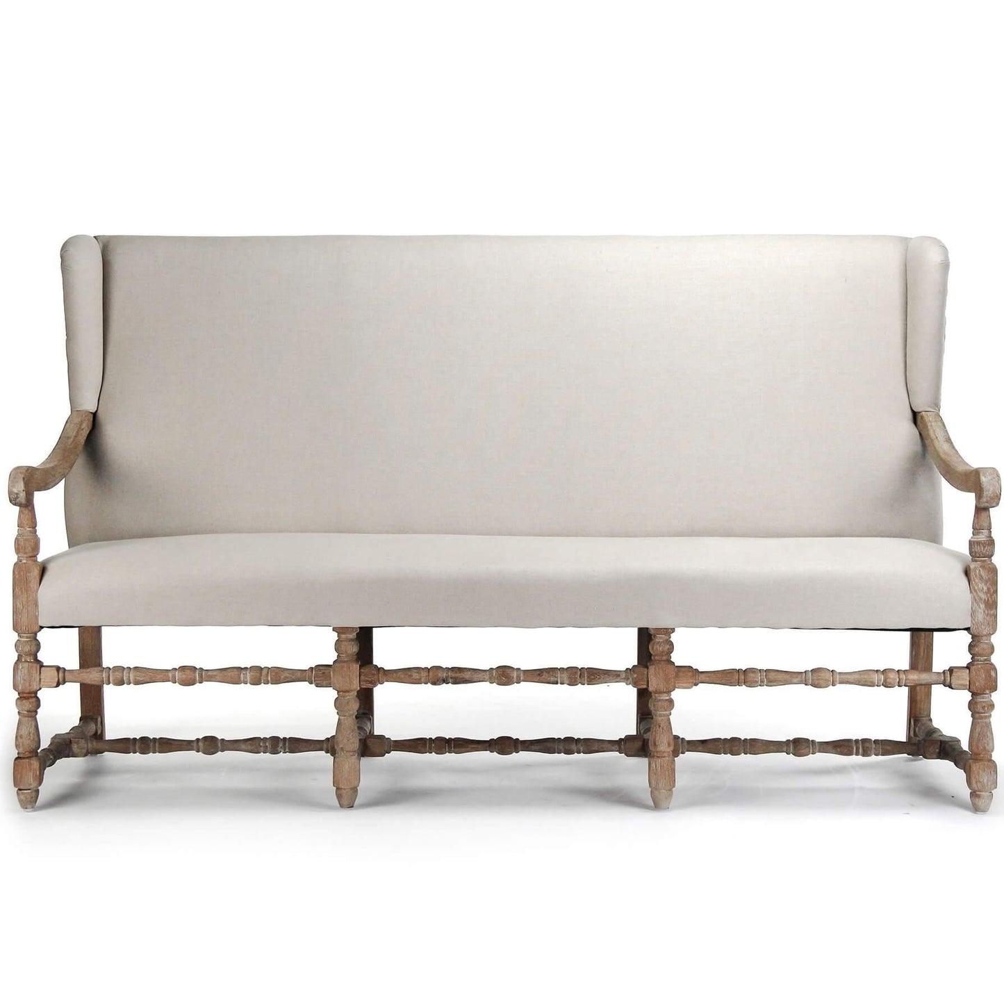 Banc à dossier haut Provence Chic