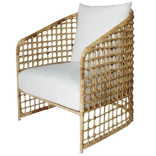 Chaise d'appoint en rotin Riviera