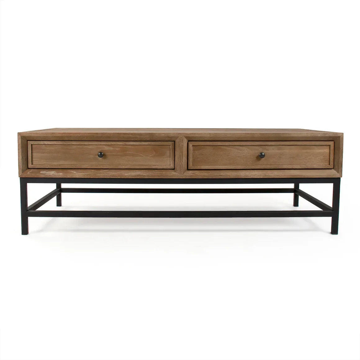 Table basse rectangulaire rustique