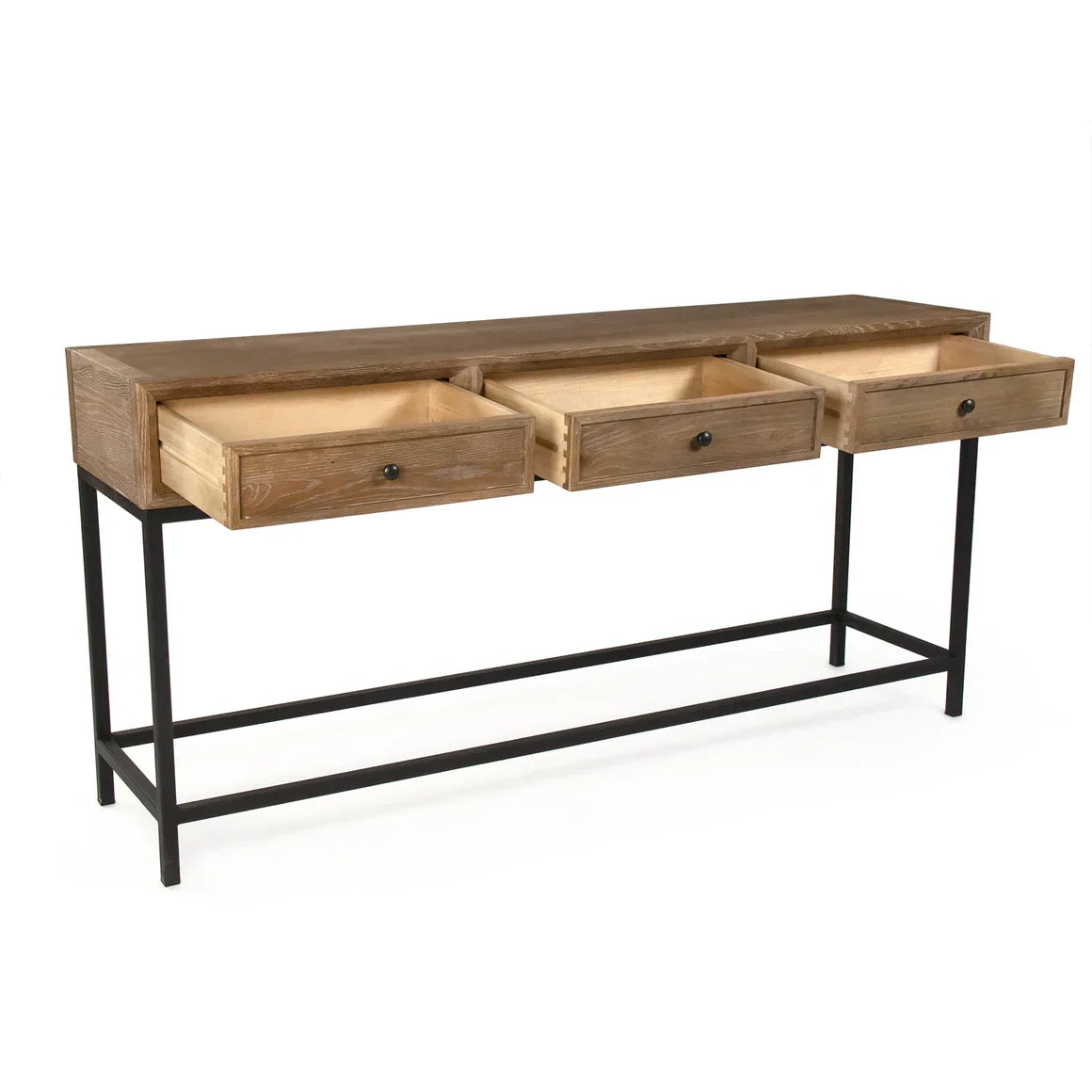 Table console rustique rectangulaire