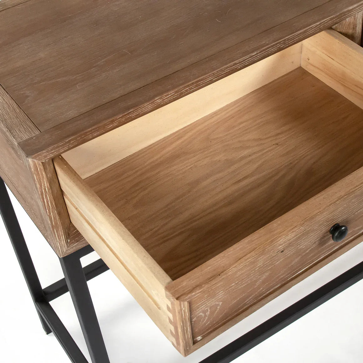 Table console rustique rectangulaire