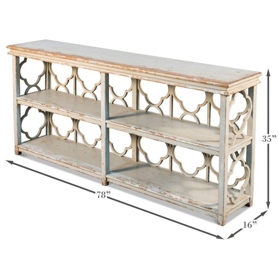Table console bibliothèque Sage Farmhouse
