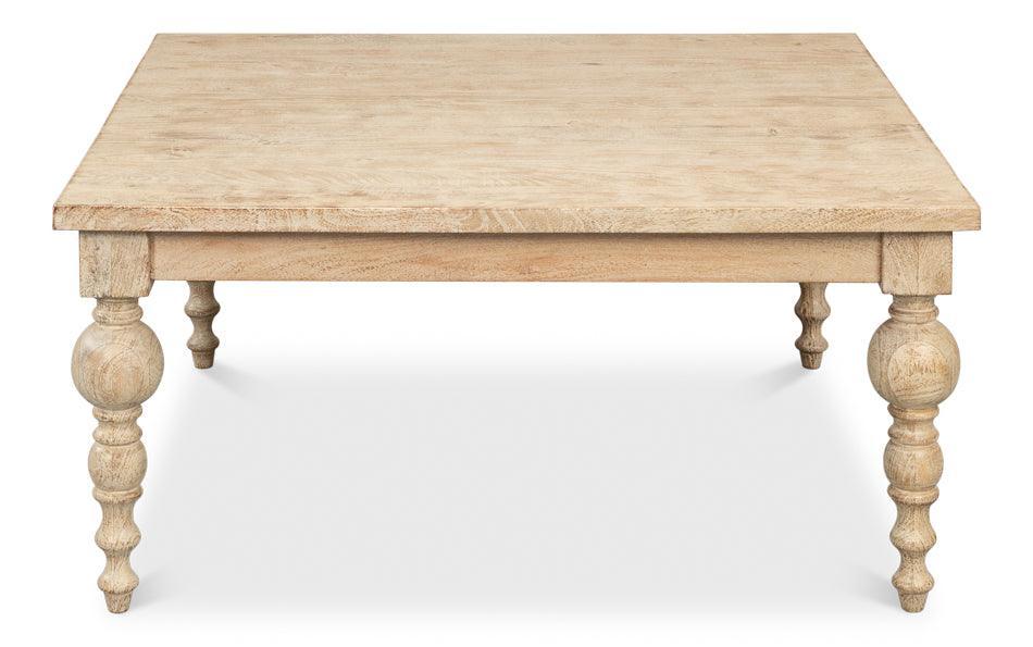 Table basse à pieds tournés Sienna