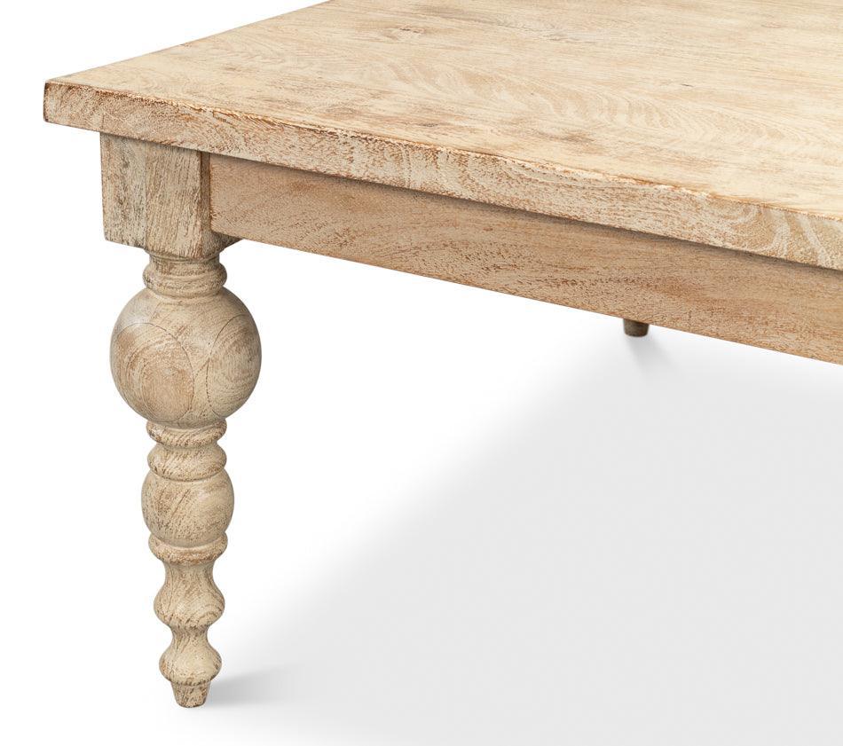 Table basse à pieds tournés Sienna