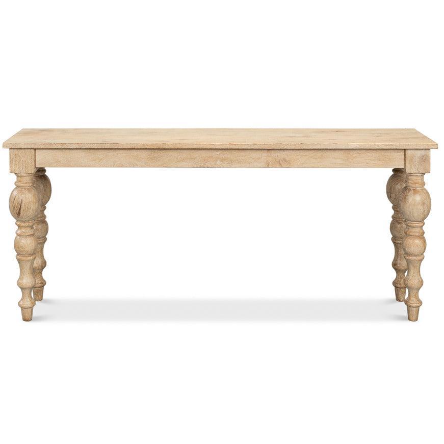 Table console à pieds tournés Sienna