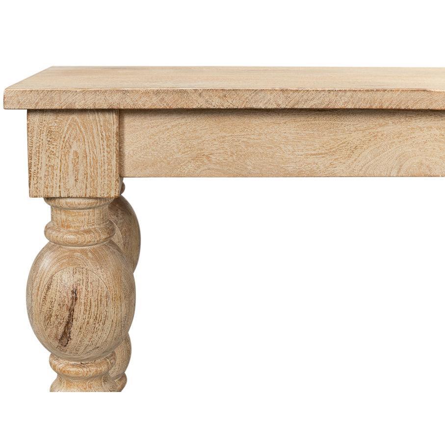 Table console à pieds tournés Sienna