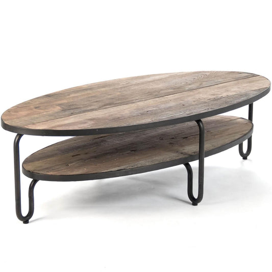 Table basse en bois à plusieurs niveaux