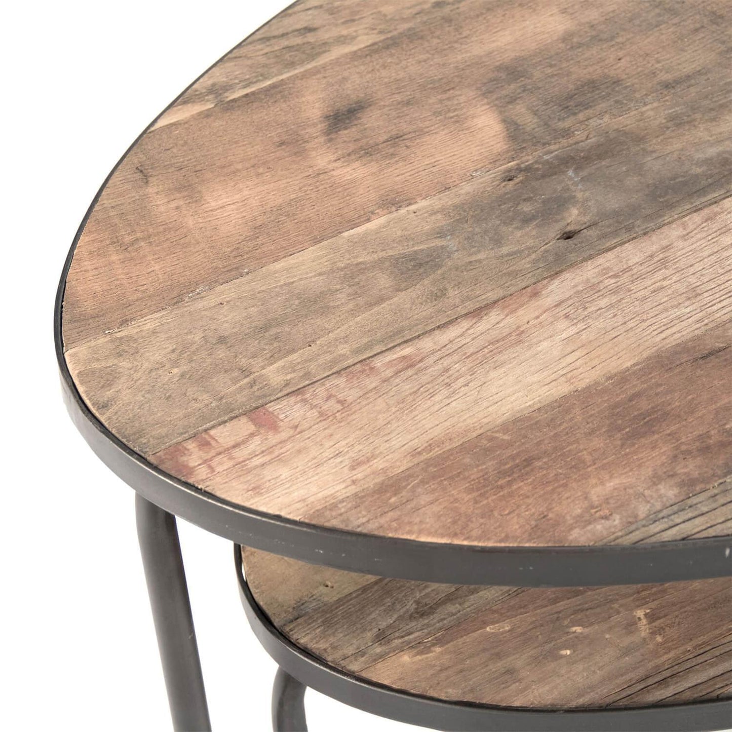 Table basse en bois à plusieurs niveaux