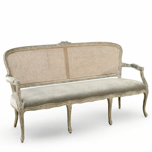 Banquette Antoinette grise française