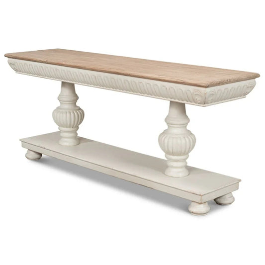Console blanche Fontainebleau