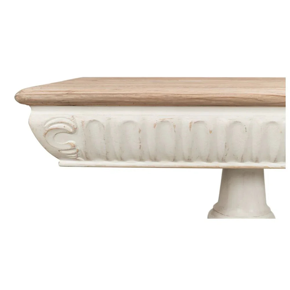 Console blanche Fontainebleau