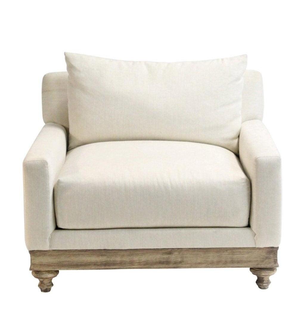 Chaise longue à plateforme en bois