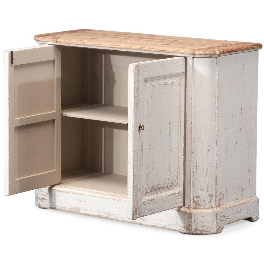 Buffet Cottage Chic avec plateau en bois