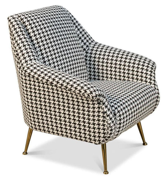 Fauteuil pied-de-poule Ziegfeld