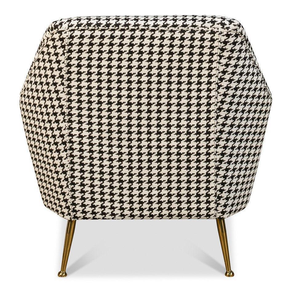 Fauteuil pied-de-poule Ziegfeld