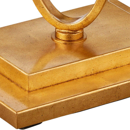 Table d'appoint avec pieds en or