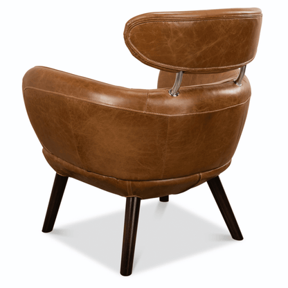 Fauteuil club en cuir Havana