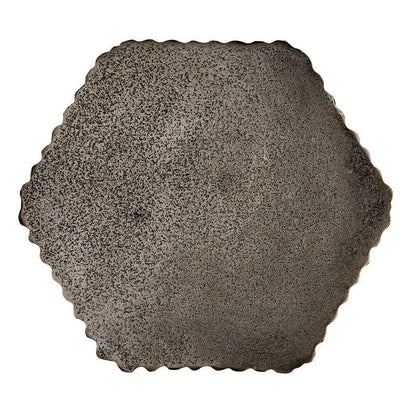 Table d'appoint tambour en graphite