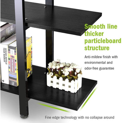 Bibliothèque à 5 niveaux, style industriel vintage