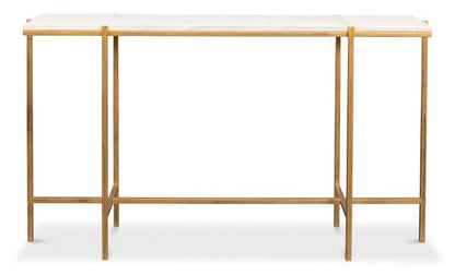 Console Luxe en galuchat blanc