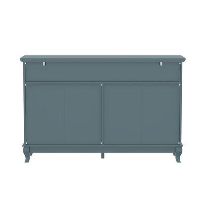Commode double de 55,1 po de large avec tiroirs de rangement