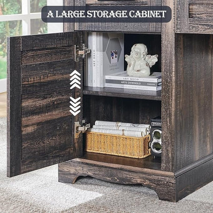 Bureau de direction en L de style ferme, bureau d'angle en bois, bureau d'ordinateur