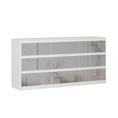 Commode d'appoint à 9 tiroirs 63W pour salon, chambre à coucher