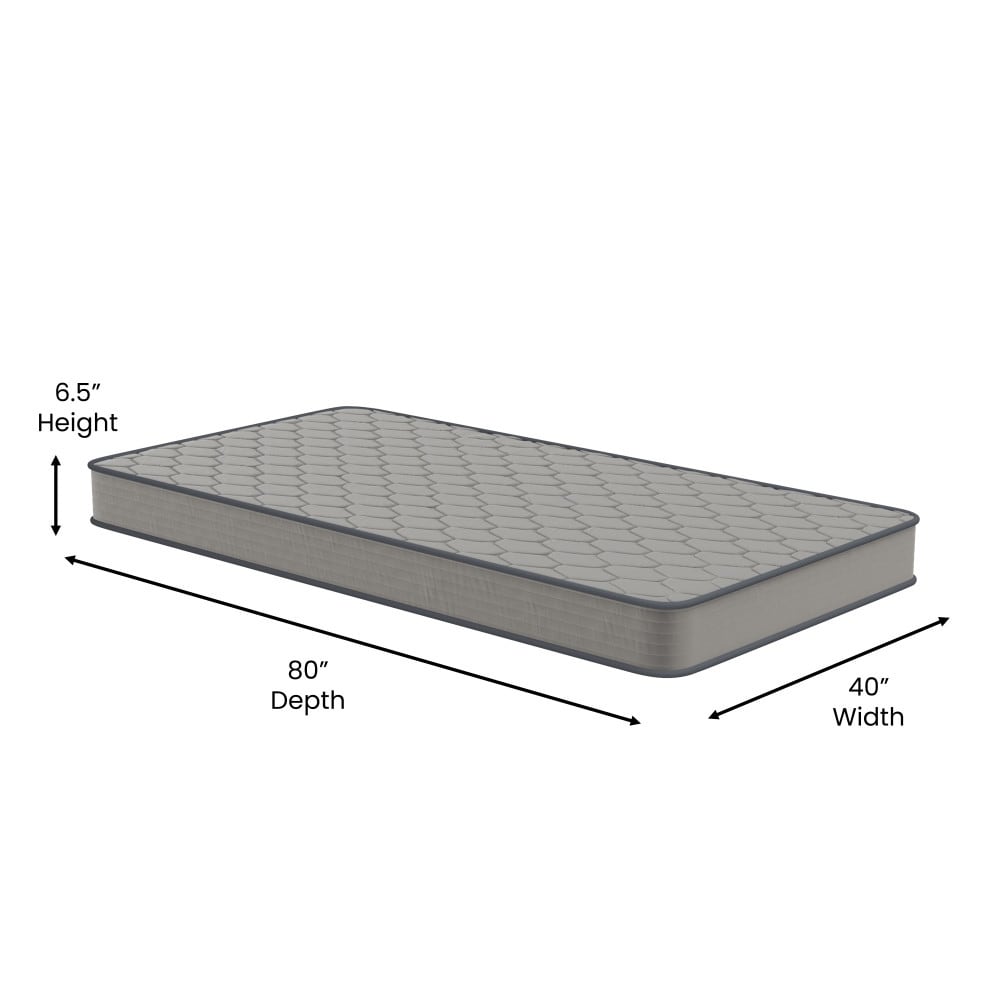 Matelas hybride à ressorts et plateau moyen