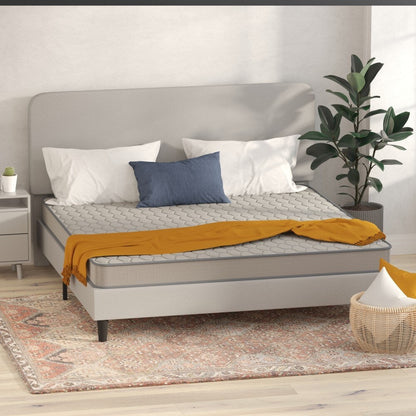 Matelas hybride à ressorts et plateau moyen