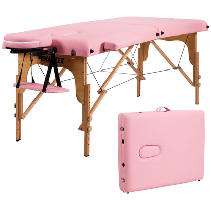 Table de massage portable 84''L réglable pour le visage, le spa et le tatouage avec transport