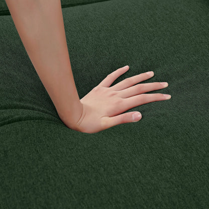 Canapé sectionnel en L 86,22 pouces avec poches de rangement latérales