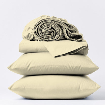 Parure de draps Aireolux en coton égyptien de luxe ultra-doux et soyeux 1000 fils