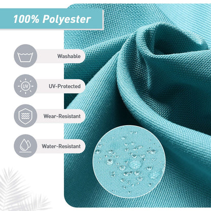 Lot de 4 coussins de chaise à dossier haut Aoodor Patio, 46 ​​x 21 x 4 pouces (coussins uniquement)