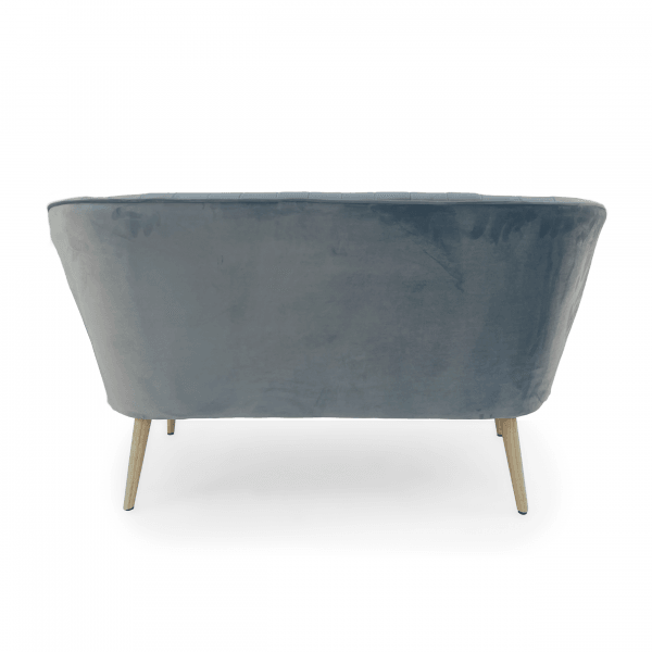 Banc en velours bleu Moda