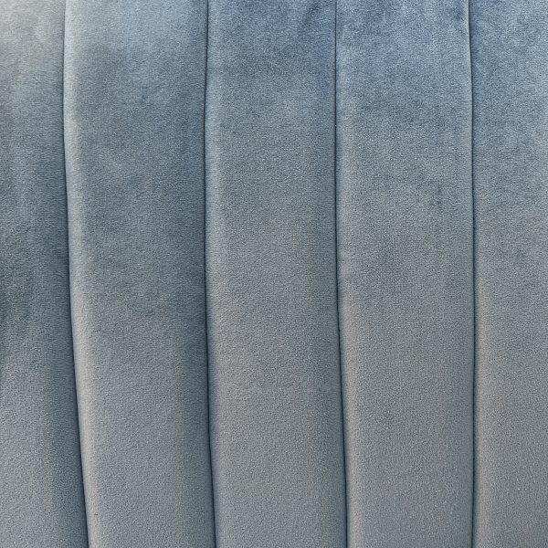 Banc en velours bleu Moda